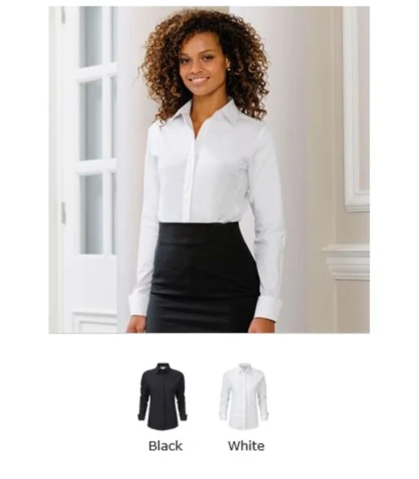 Russell Collection 960F Ladies Long Sleeve Ultimate Stretch Shir